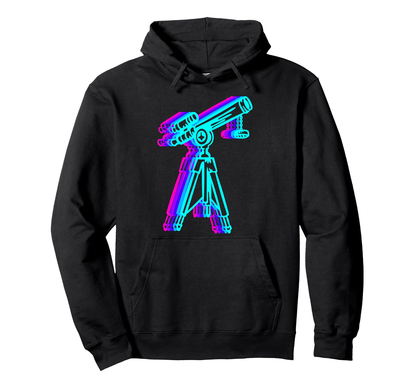 Telescope Astronomy Solar System Hoodie - Casual Everyday Wear Men Women - T-Shirt, Sweatshirt, Hoodie