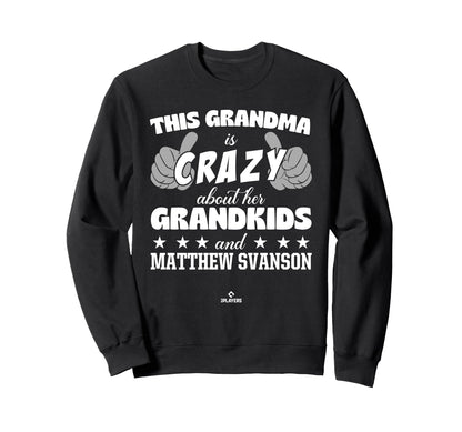 Grandma Crazy Matthew Svanson Sweatshirt - Casual Everyday Wear for Adults - T-Shirt, Sweatshirt, Hoodie