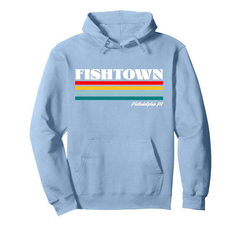 Fishtown Philadelphia Pa Rainbow Hoodie - Streetwear Style for Adults - T-Shirt, Sweatshirt, Hoodie