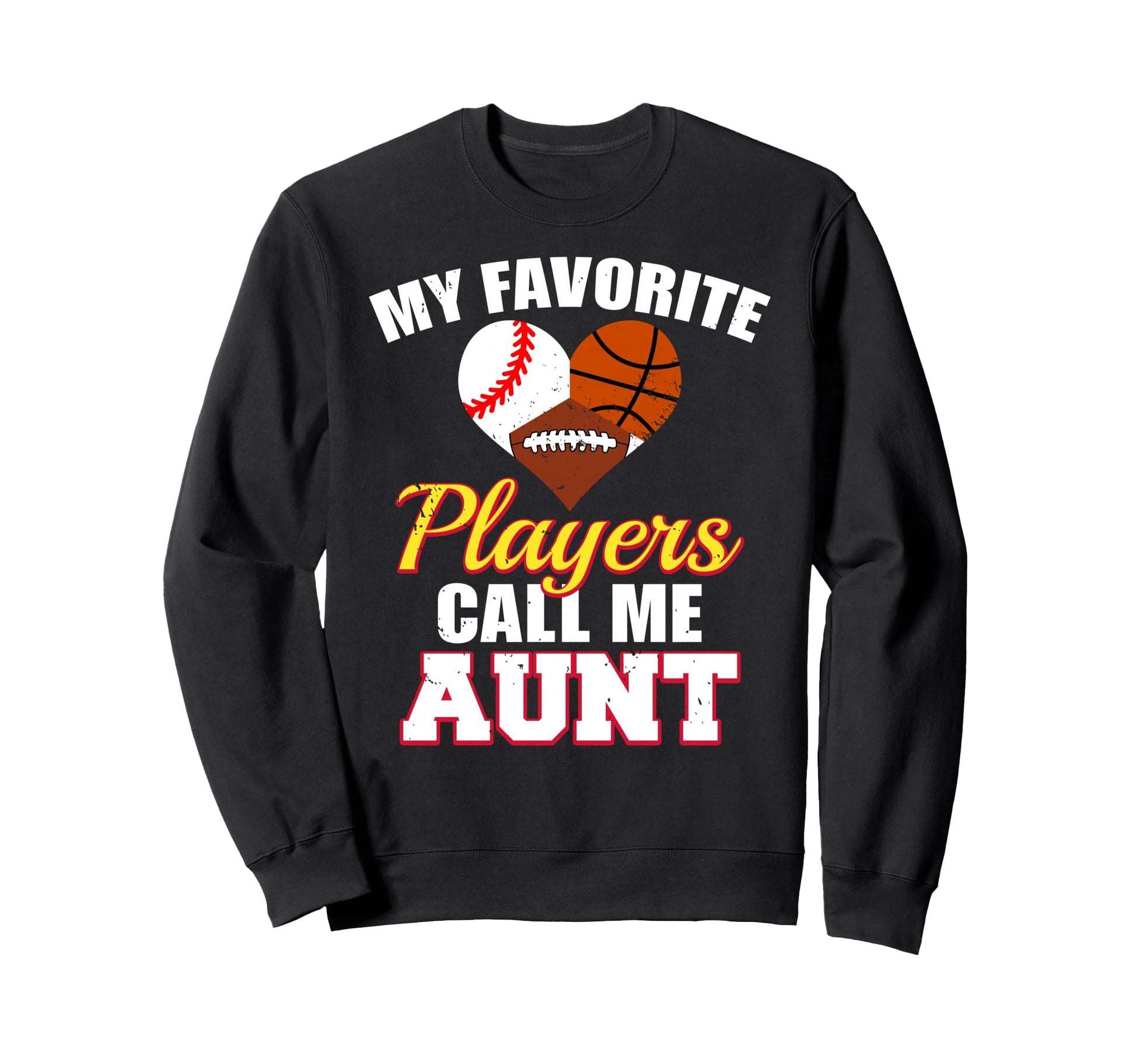 My Favorite Baseball Basketball Sweatshirt - Minimalist Print Men Women - T-Shirt, Sweatshirt, Hoodie