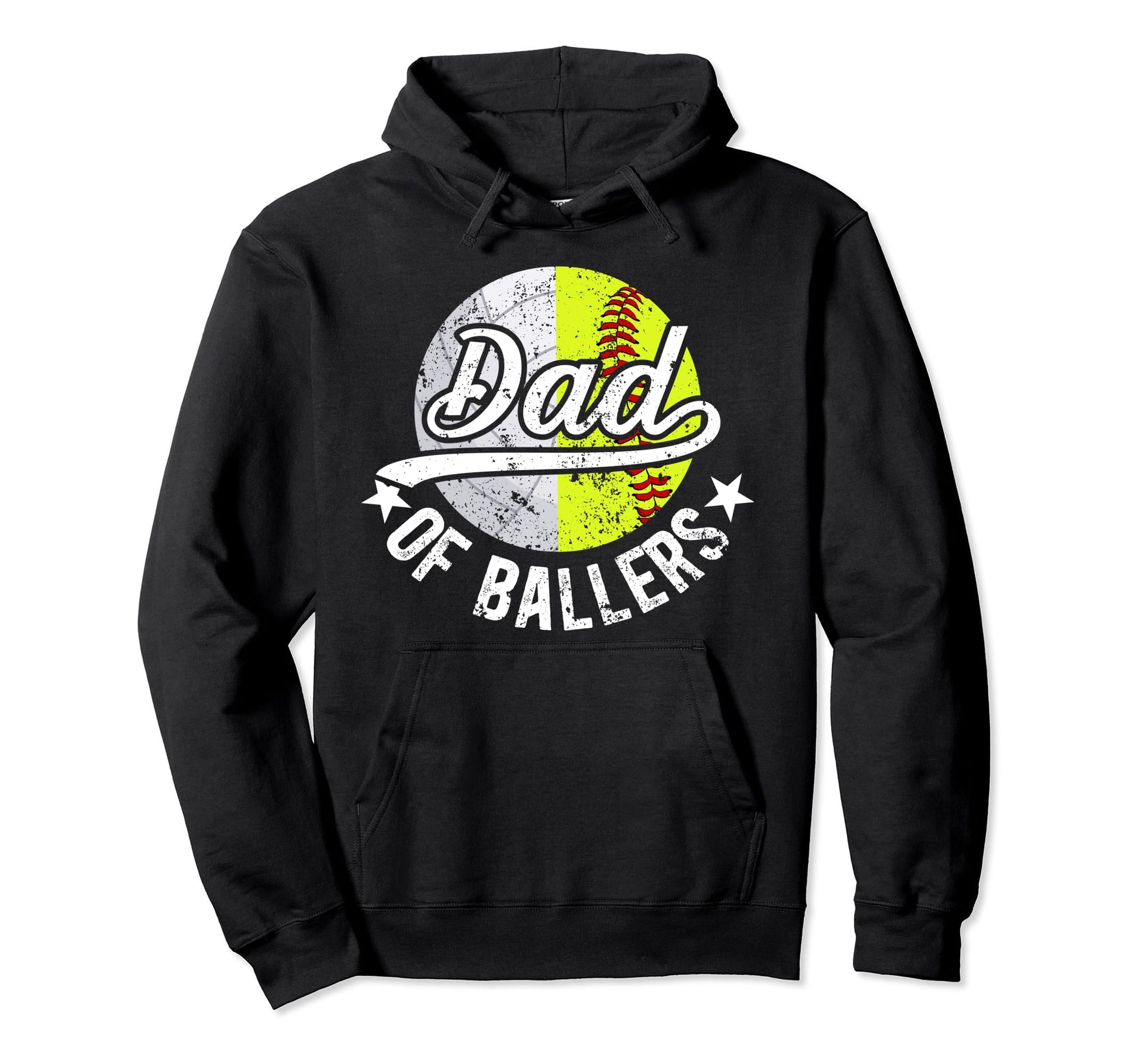 Dad Ballers Proud Volleyball Hoodie - Aesthetic Graphic for Adults - T-Shirt, Sweatshirt, Hoodie