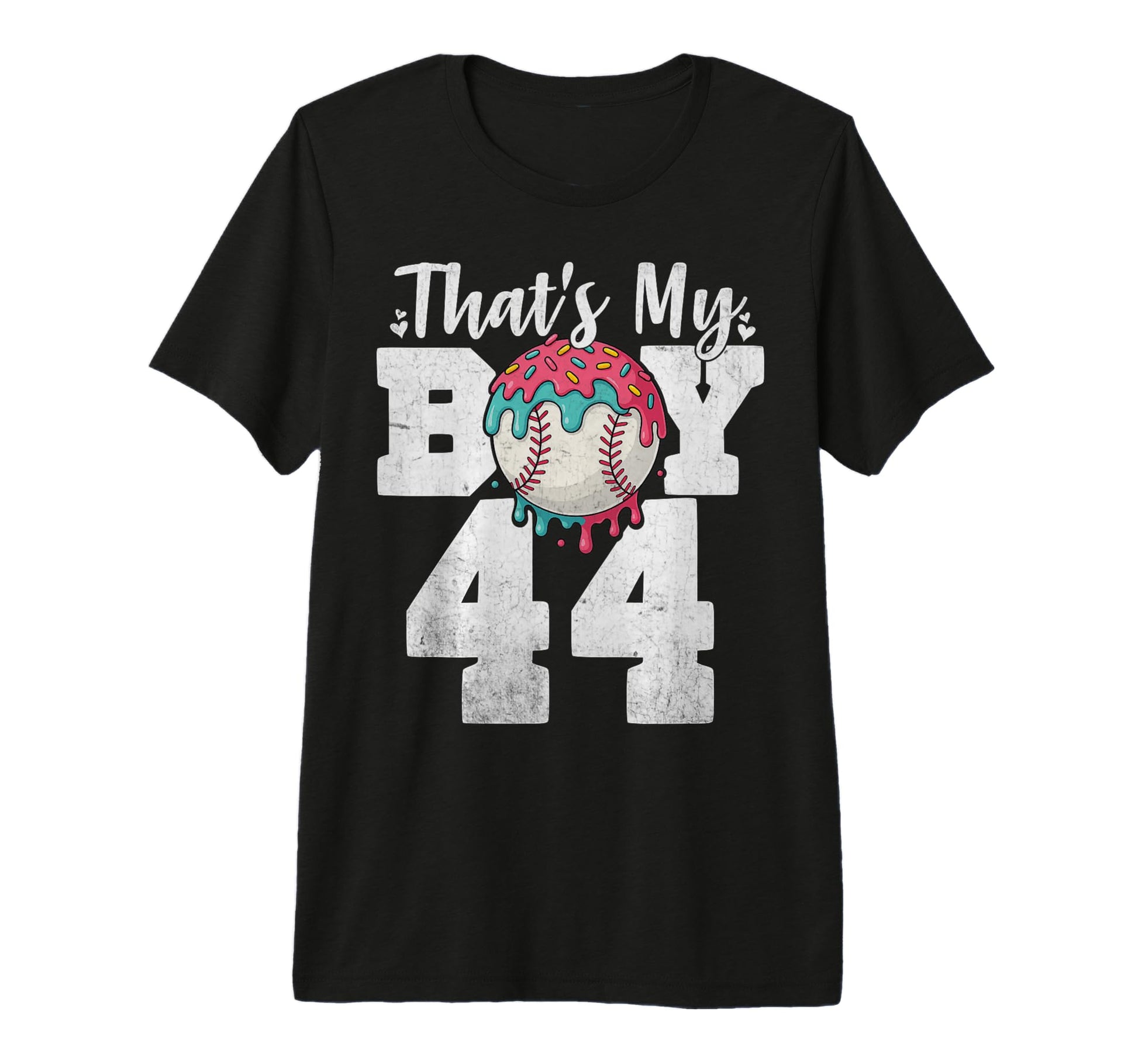 Thats My Baseball 44 Number Mom Dad T-Shirt - Aesthetic Graphic for Adults - T-Shirt, Sweatshirt, Hoodie