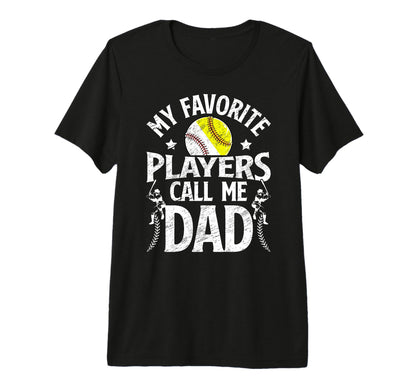 Mens Favorite Players Call Me Dad T-Shirt - Aesthetic Graphic Men Women - T-Shirt, Sweatshirt, Hoodie