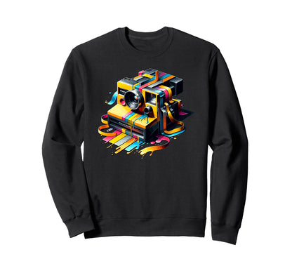 Camera Photographer Photography Sweatshirt - Custom Art Print for Adults - T-Shirt, Sweatshirt, Hoodie