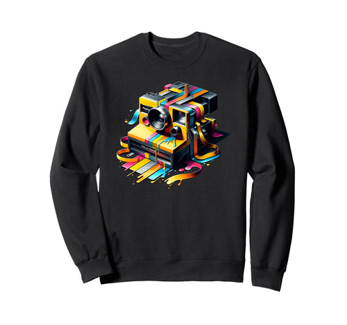 Camera Photographer Photography Sweatshirt - Custom Art Print for Adults - T-Shirt, Sweatshirt, Hoodie