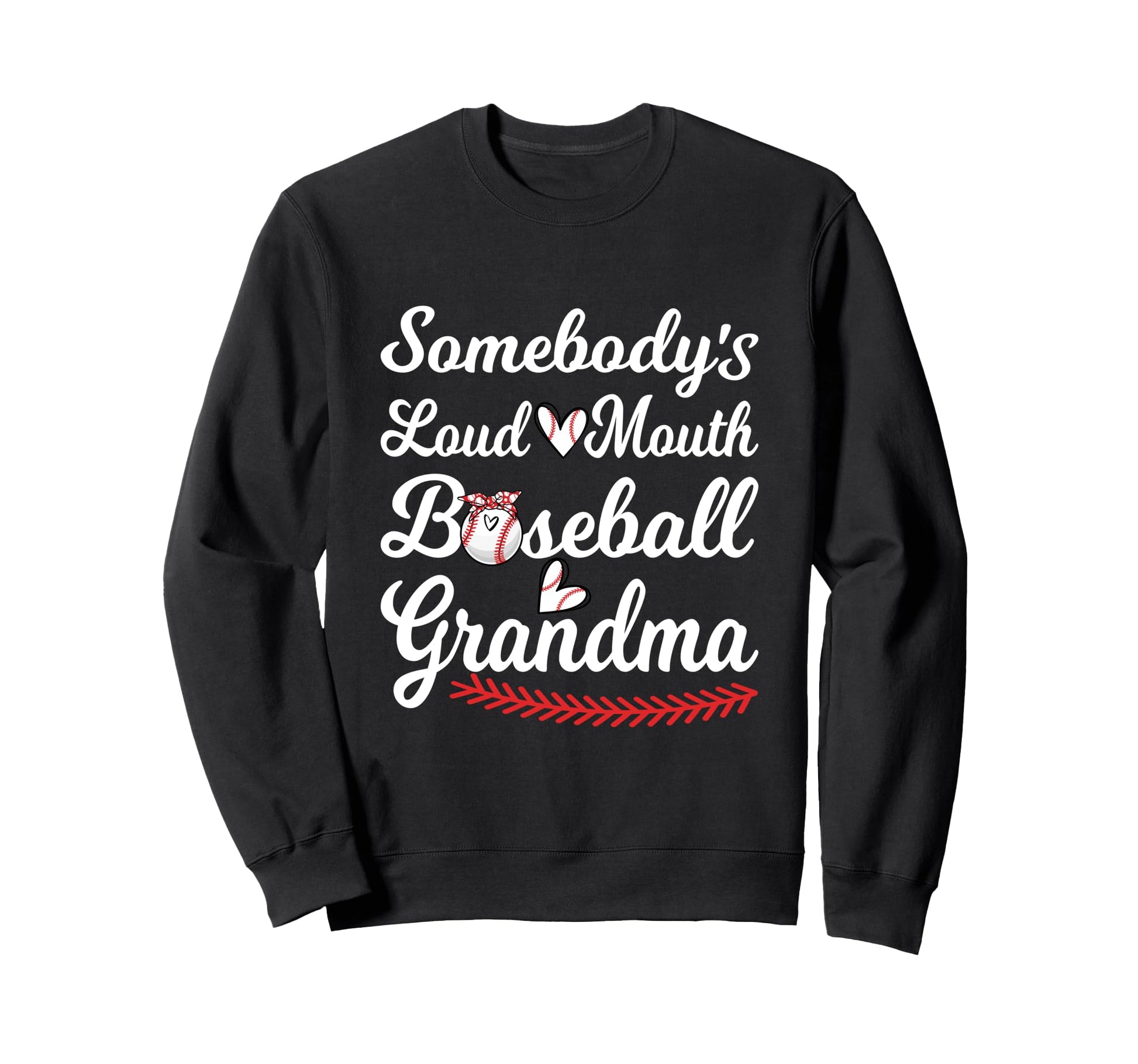 Somebodys Loudmouth Baseball Sweatshirt - Minimalist Print Men Women - T-Shirt, Sweatshirt, Hoodie