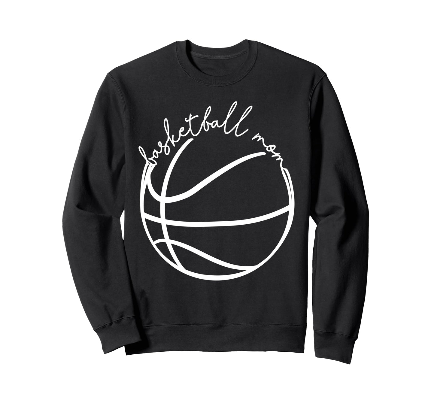 Basketball Mom Game Day Basketball Mama Sweatshirt - Graphic Print Unisex - T-Shirt, Sweatshirt, Hoodie