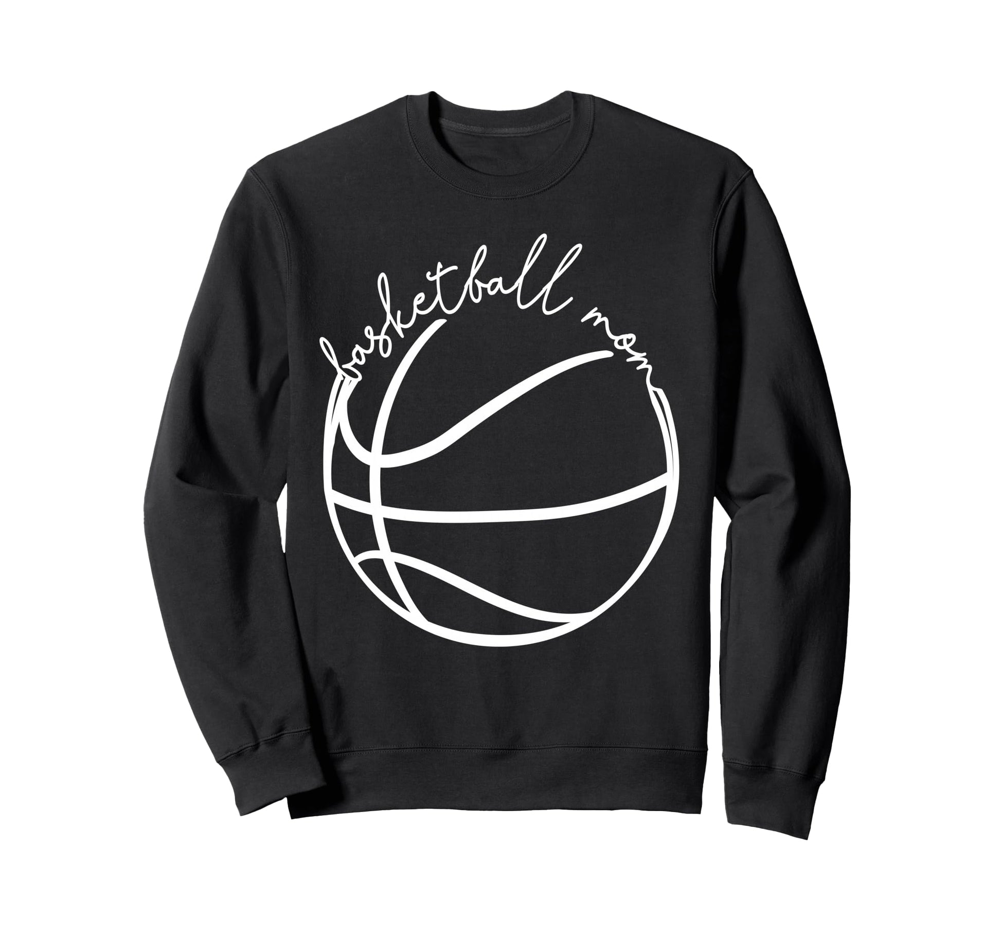 Basketball Mom Game Day Basketball Mama Sweatshirt - Graphic Print Unisex - T-Shirt, Sweatshirt, Hoodie