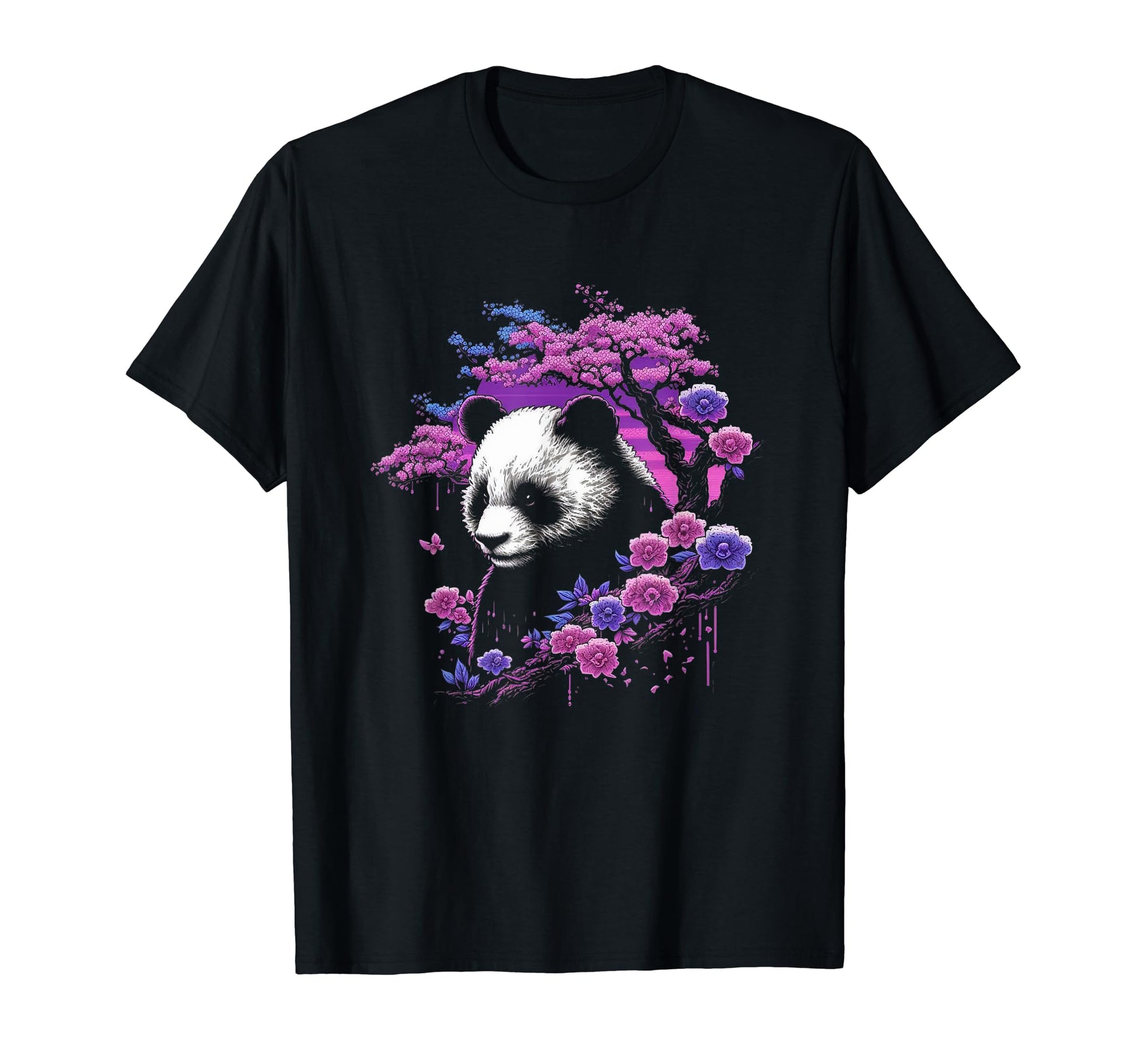 90S Japanese Vaporwave Panda Cherry T-Shirt - Streetwear Style Unisex - T-Shirt, Sweatshirt, Hoodie