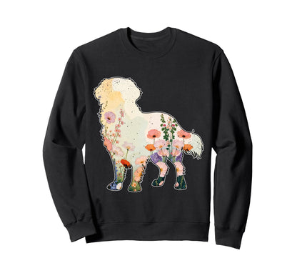 Boho Golden Retriever Moms Floral Sweatshirt - Graphic Print for Adults - T-Shirt, Sweatshirt, Hoodie