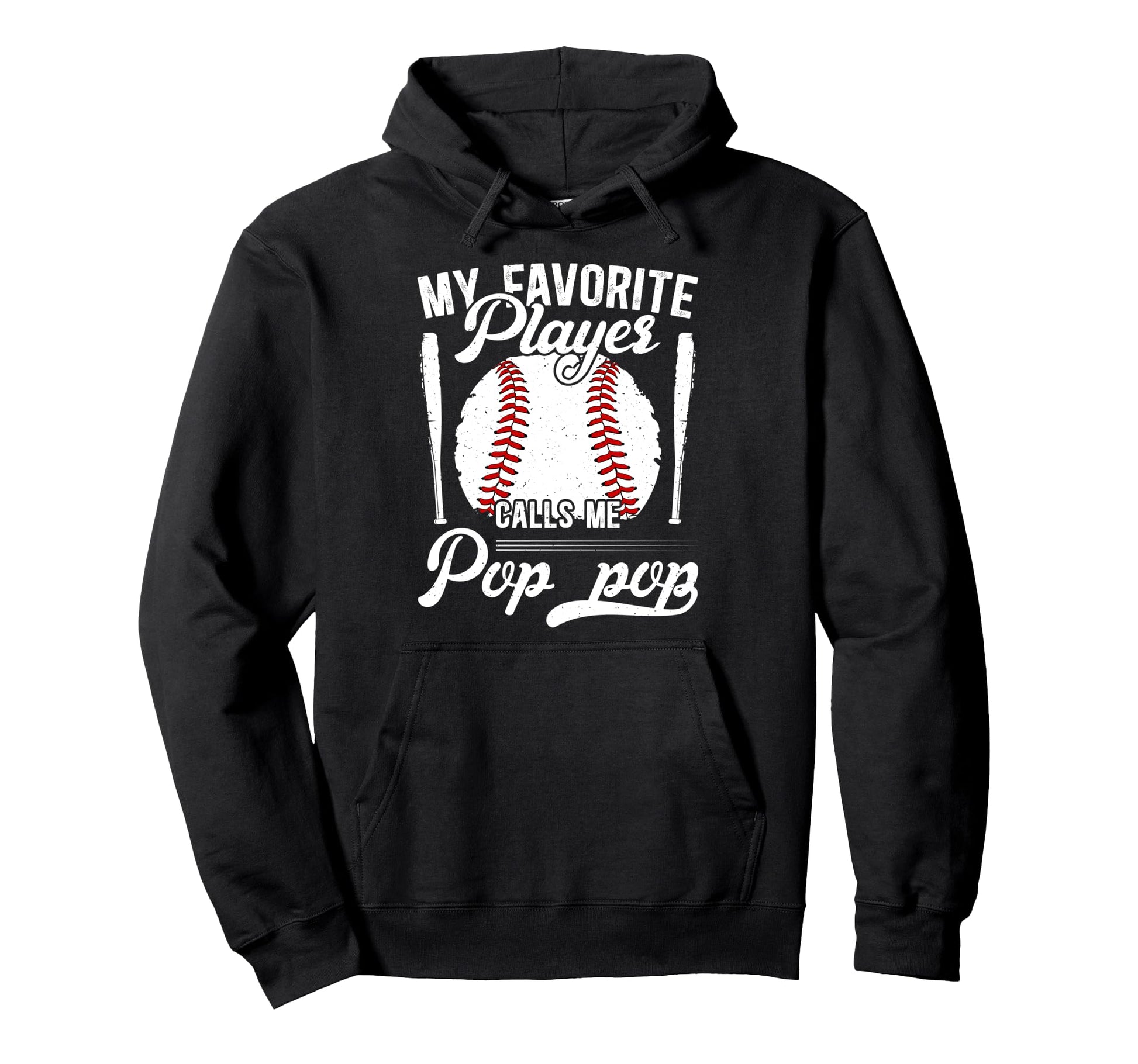 My Favorite Baseball Player Pop Pop Hoodie - Aesthetic Graphic Unisex - T-Shirt, Sweatshirt, Hoodie