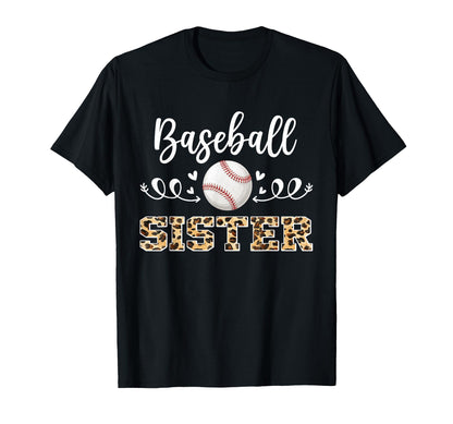 Baseball Sister Funny Baseball Player T-Shirt - Minimalist Print Men Women - T-Shirt, Sweatshirt, Hoodie