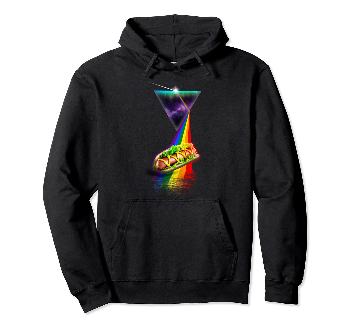 Prism Hotdog Hoodie - Casual Everyday Wear Unisex - T-Shirt, Sweatshirt, Hoodie