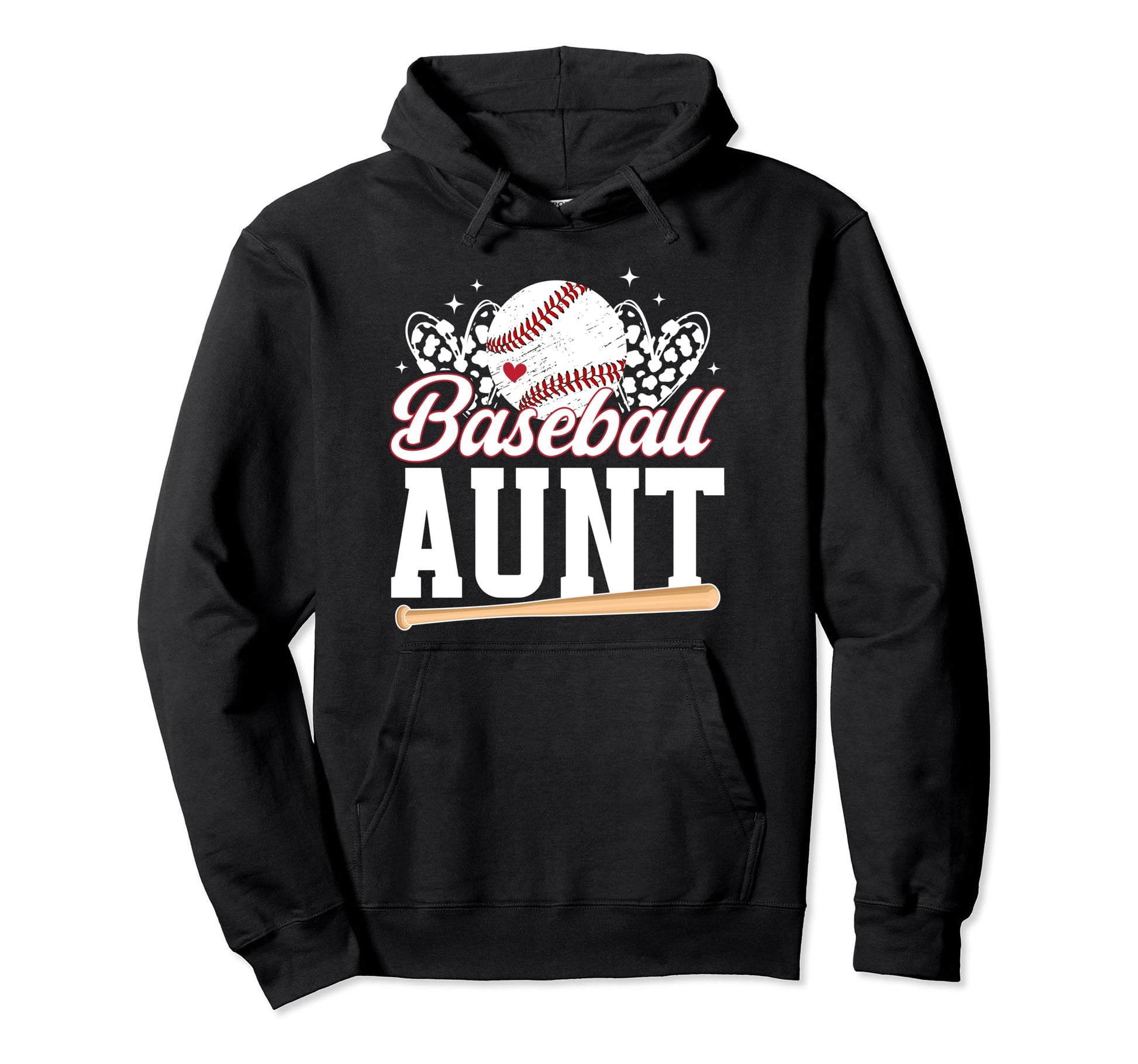 Baseball Aunt Baseball Player Aunt Hoodie - Minimalist Print Men Women - T-Shirt, Sweatshirt, Hoodie