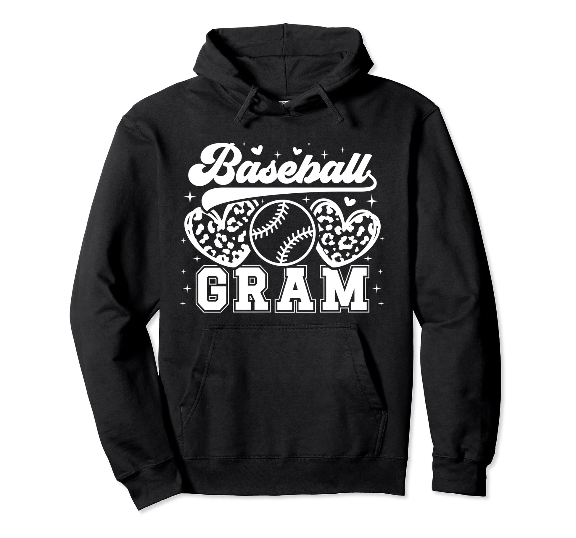 Baseball Gram Grandma Gram Baseball Player Hoodie - Graphic Print Unisex - T-Shirt, Sweatshirt, Hoodie