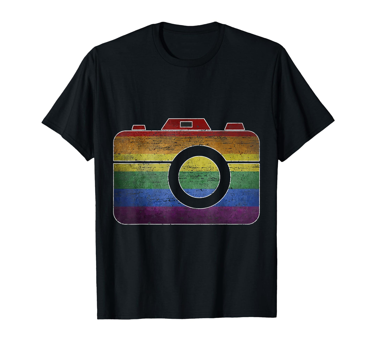Colorful Camera Charm T-Shirt - Aesthetic Graphic Men Women - T-Shirt, Sweatshirt, Hoodie