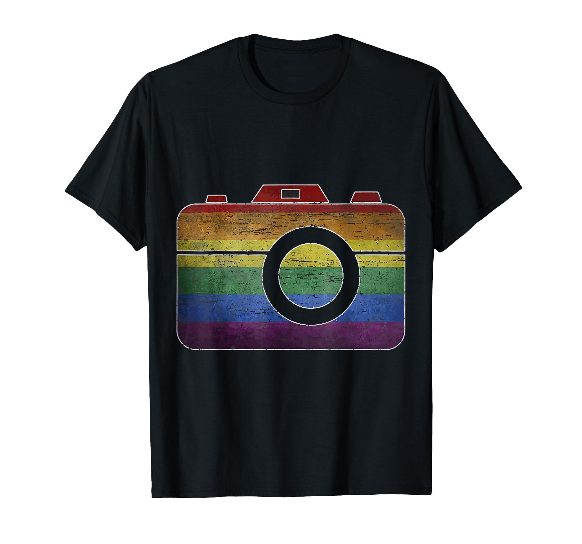 Colorful Camera Charm T-Shirt - Aesthetic Graphic Men Women - T-Shirt, Sweatshirt, Hoodie