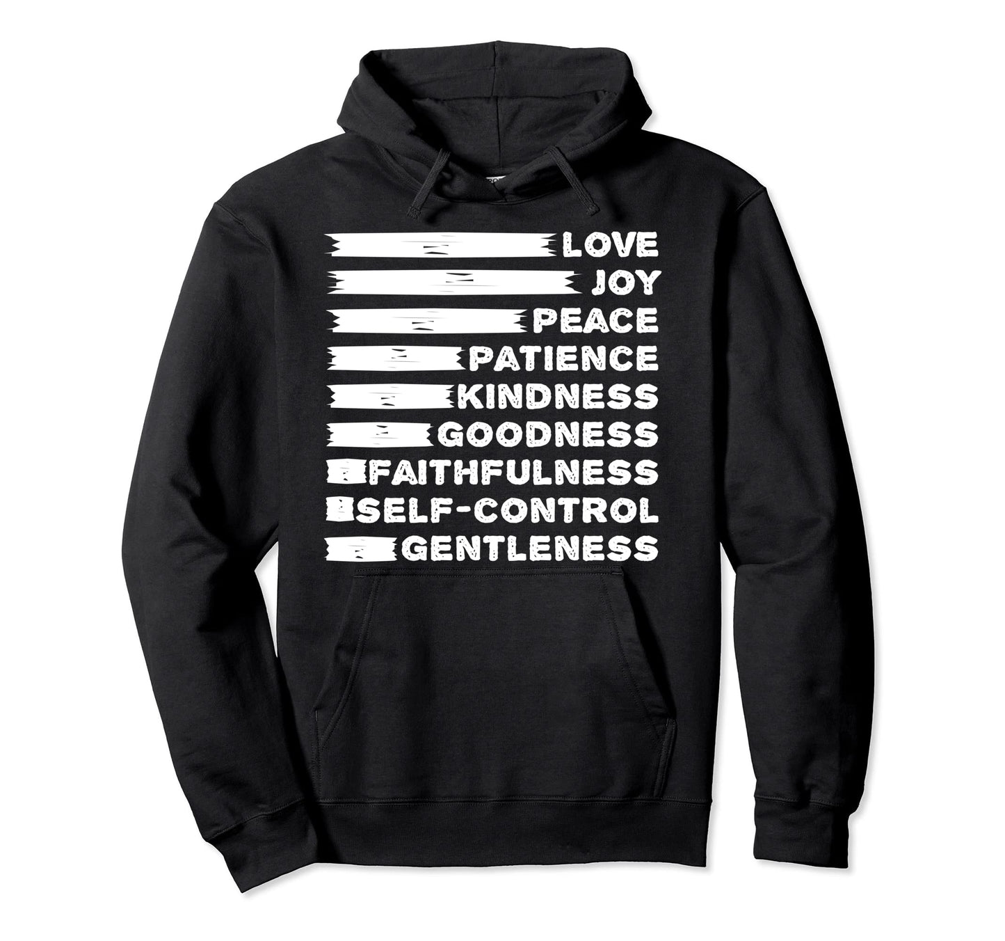 Fruit Spirit Christian Bible Verse Love Hoodie - Custom Art Print Unisex - T-Shirt, Sweatshirt, Hoodie