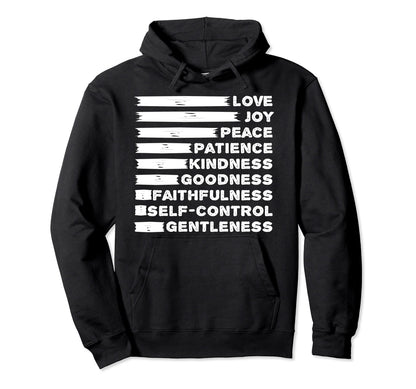 Fruit Spirit Christian Bible Verse Love Hoodie - Custom Art Print Unisex - T-Shirt, Sweatshirt, Hoodie