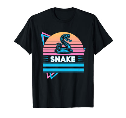Snake Vaporwave Aesthetic T-Shirt - Unique Graphic Unisex - T-Shirt, Sweatshirt, Hoodie