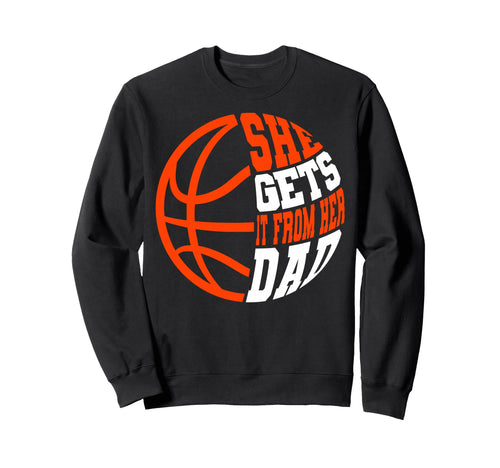 Basketball Player Sports Dad Game Sweatshirt - Aesthetic Graphic Men Women - T-Shirt, Sweatshirt, Hoodie