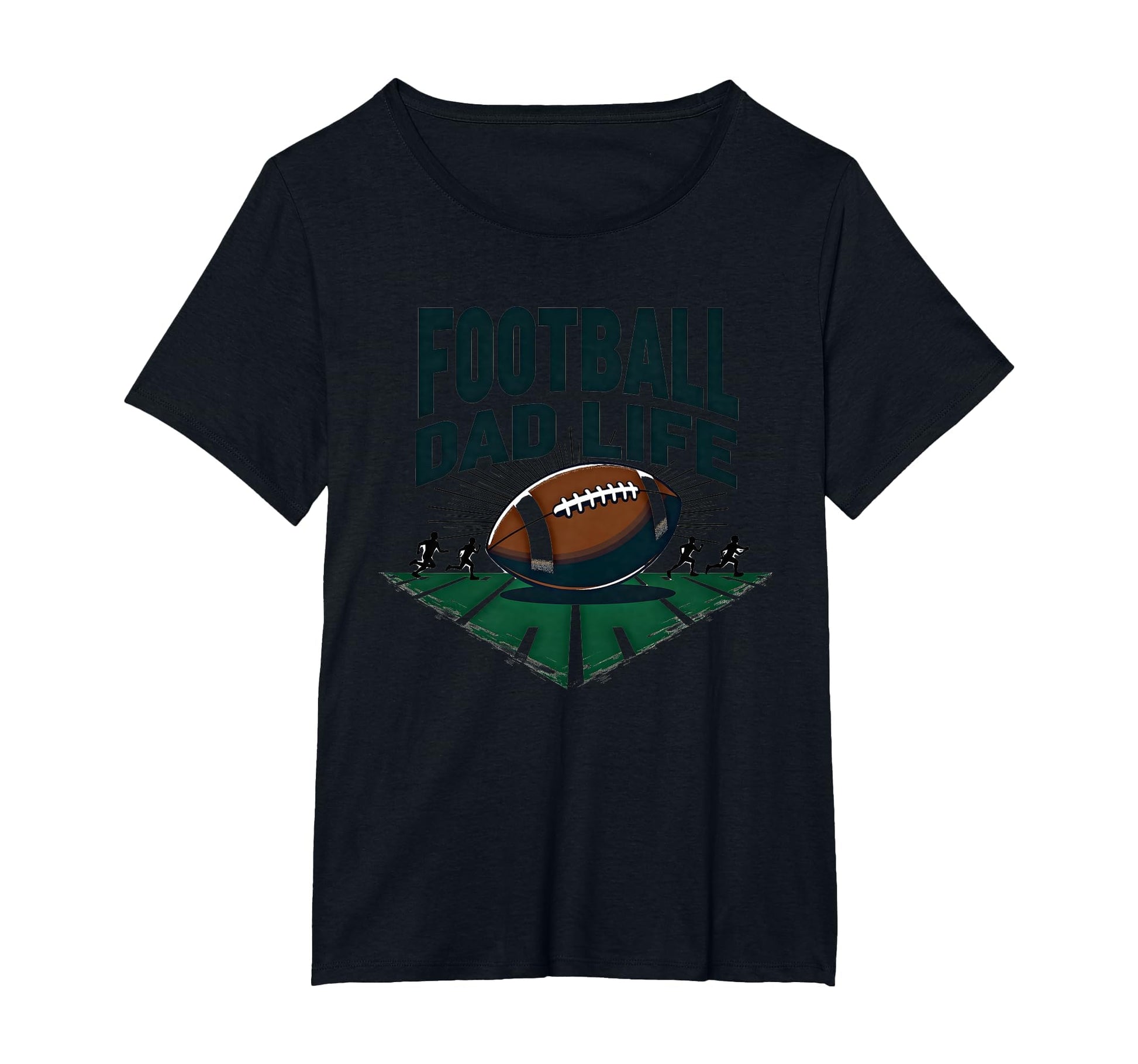 Football Dad Life Proud Father Game T-Shirt - Aesthetic Graphic Men Women - T-Shirt, Sweatshirt, Hoodie