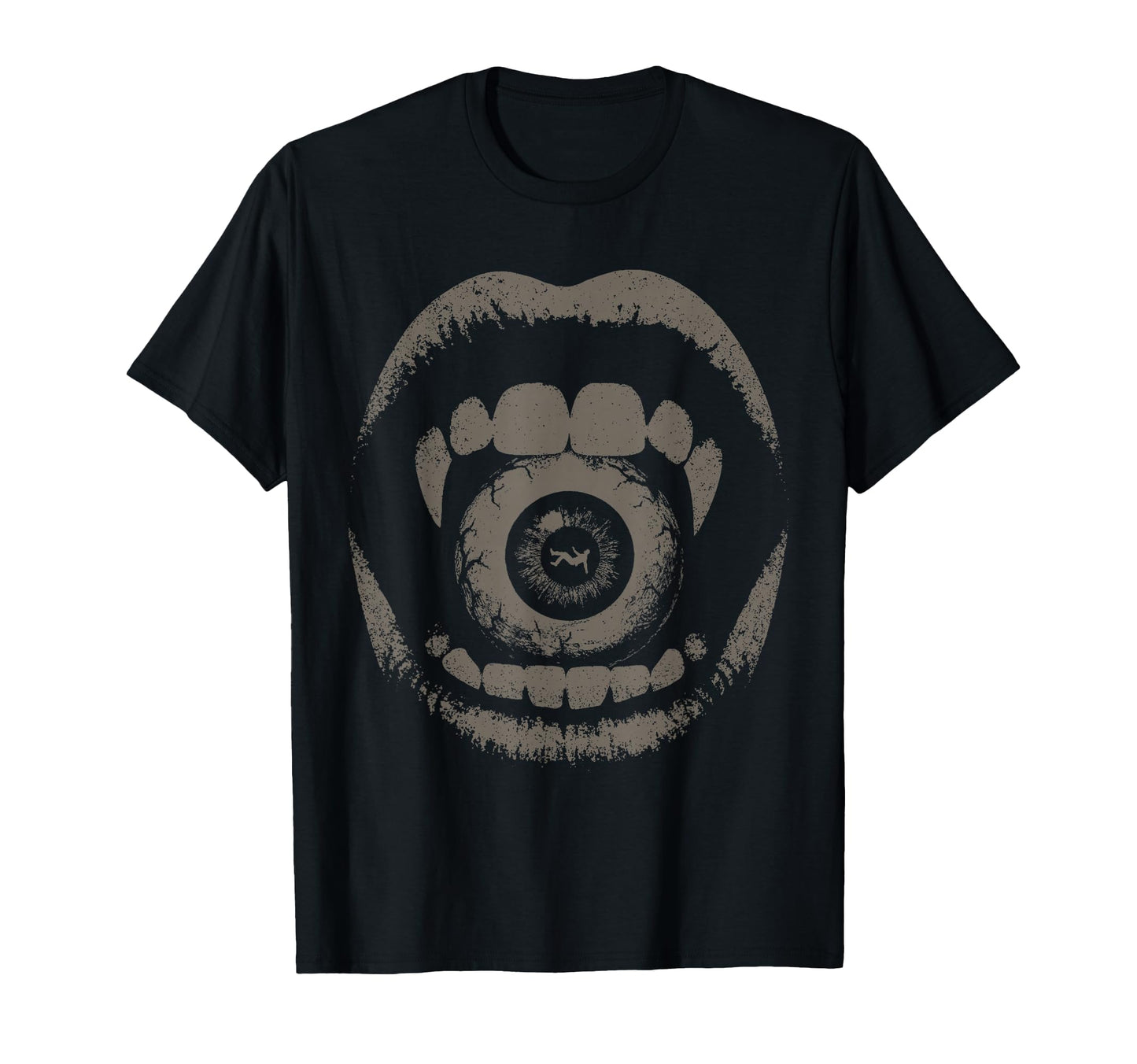 Vampire Fangs Eyeball Grunge Goth T-Shirt - Unique Graphic Men Women - T-Shirt, Sweatshirt, Hoodie