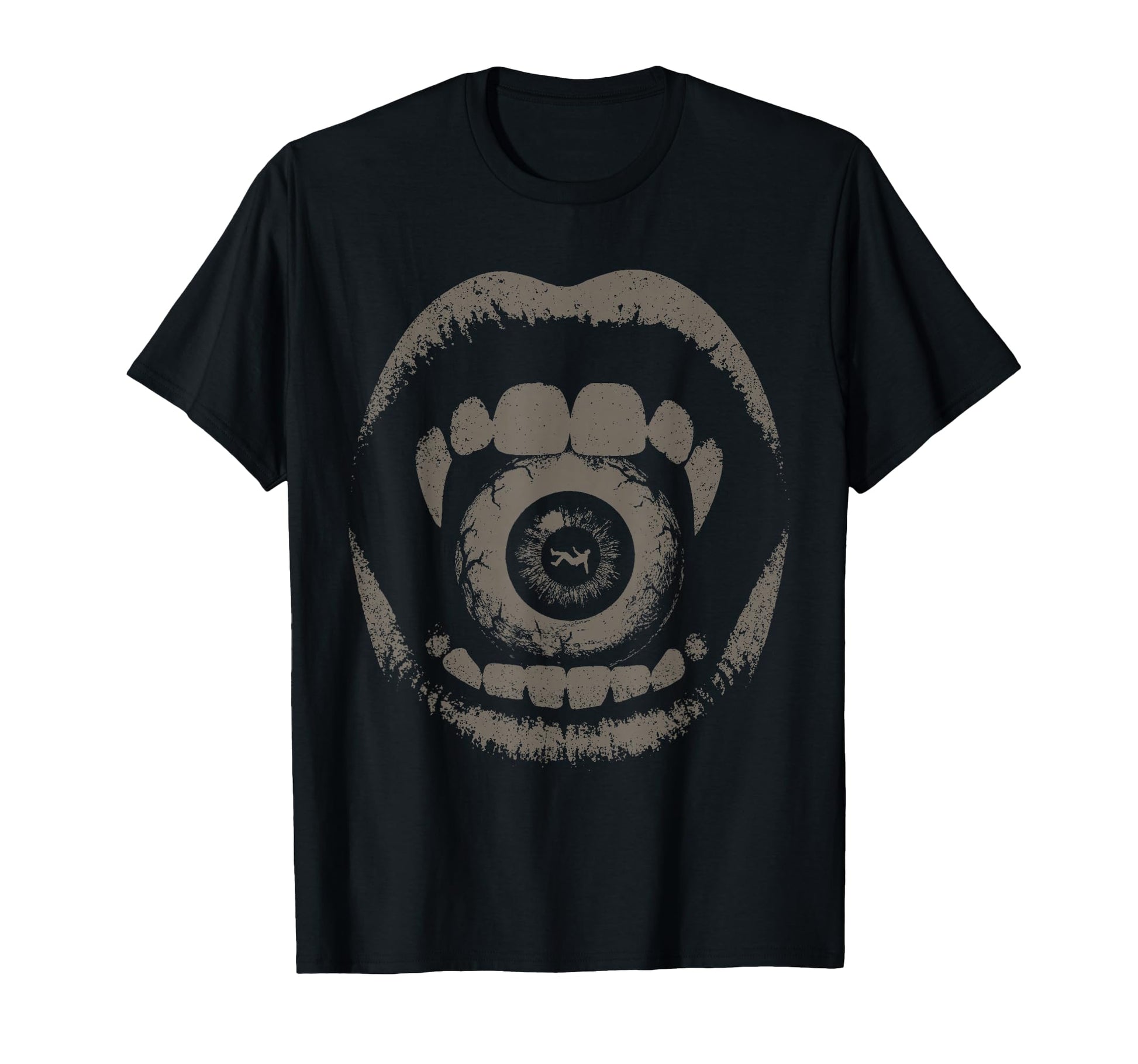 Vampire Fangs Eyeball Grunge Goth T-Shirt - Unique Graphic Men Women - T-Shirt, Sweatshirt, Hoodie