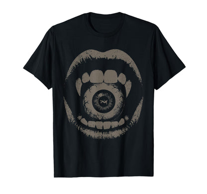 Vampire Fangs Eyeball Grunge Goth T-Shirt - Unique Graphic Men Women - T-Shirt, Sweatshirt, Hoodie