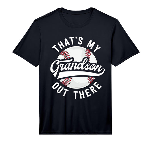 Baseball Grandpa Gift Thats My Grandson T-Shirt - Unique Graphic Men Women - T-Shirt, Sweatshirt, Hoodie
