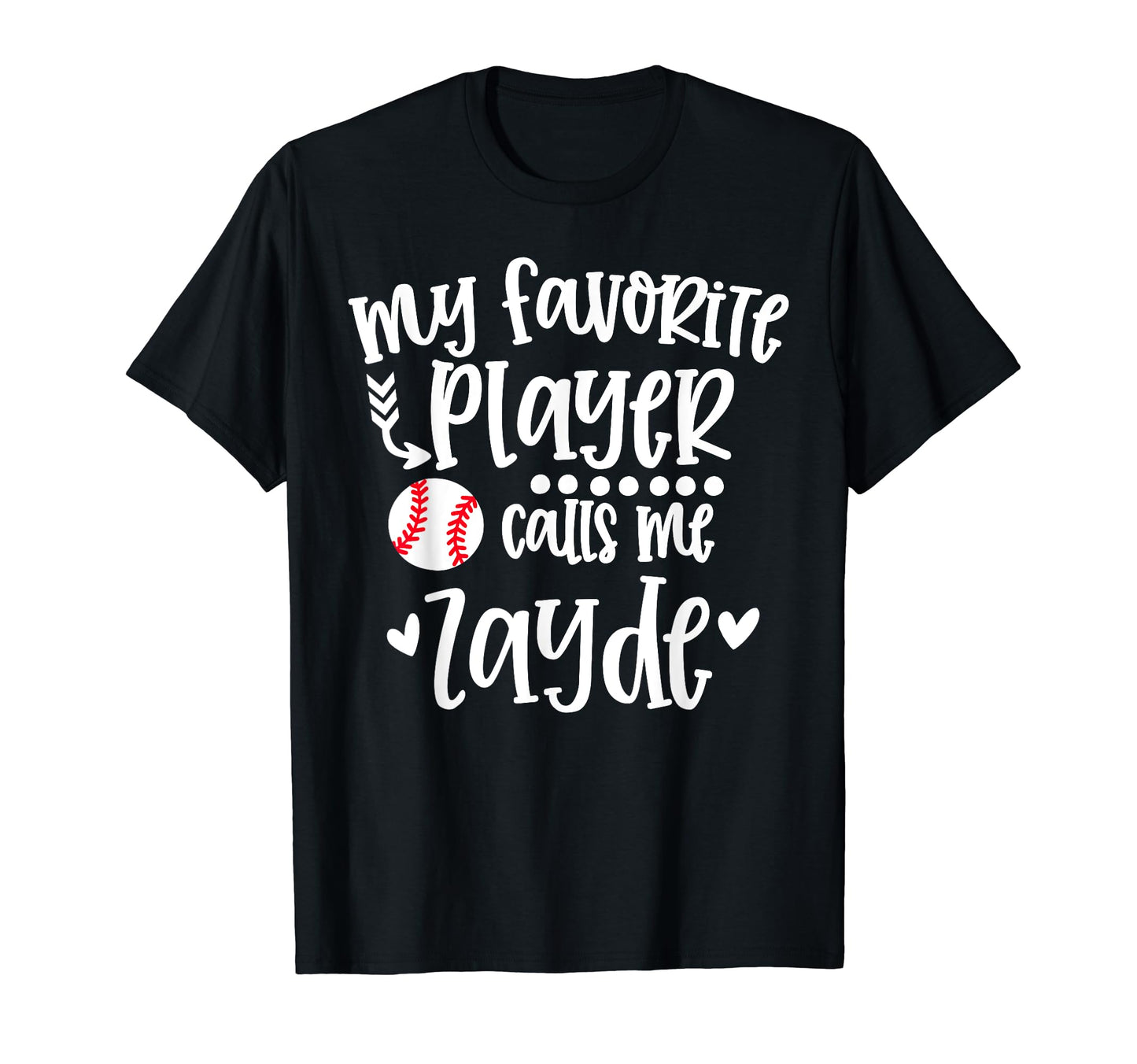 My Favorite Baseball Player Calls T-Shirt - Fun Novelty Design for Adults - T-Shirt, Sweatshirt, Hoodie