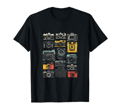Photography Camera Photographer T-Shirt - Streetwear Style Men Women - T-Shirt, Sweatshirt, Hoodie