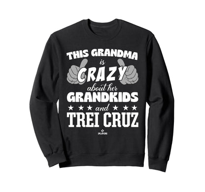 Grandma Crazy Trei Cruz Prospect Sweatshirt - Aesthetic Graphic Men Women - T-Shirt, Sweatshirt, Hoodie