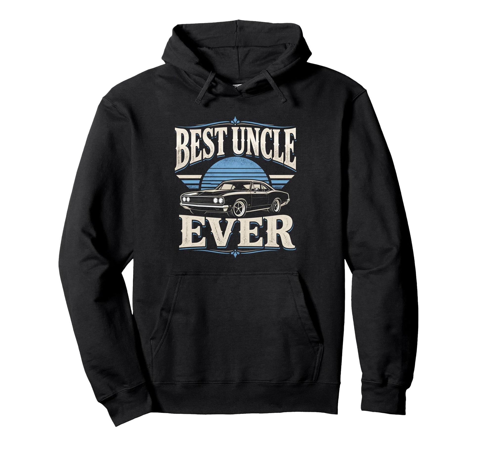 Best Uncle Ever Car Uncle Hoodie - Minimalist Print Unisex - T-Shirt, Sweatshirt, Hoodie