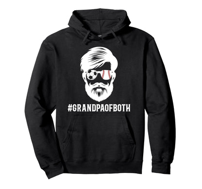 Grandpa Both Baseball Soccer Hoodie - Casual Everyday Wear for Adults - T-Shirt, Sweatshirt, Hoodie