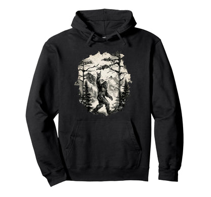 Rock Bigfoot Sasquatch Rock And Roll Hoodie - Novelty Apparel Unisex - T-Shirt, Sweatshirt, Hoodie