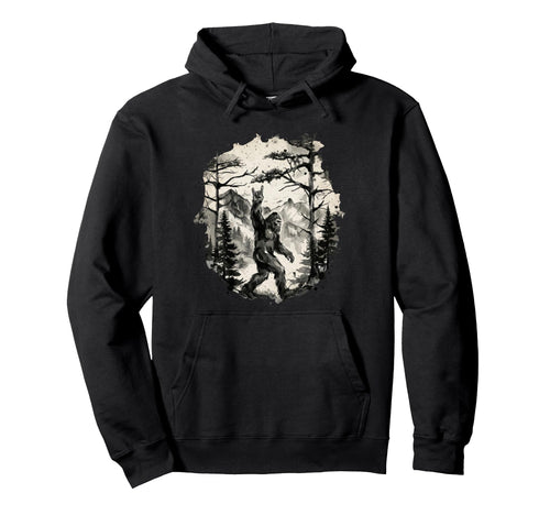 Rock Bigfoot Sasquatch Rock And Roll Hoodie - Novelty Apparel Unisex - T-Shirt, Sweatshirt, Hoodie