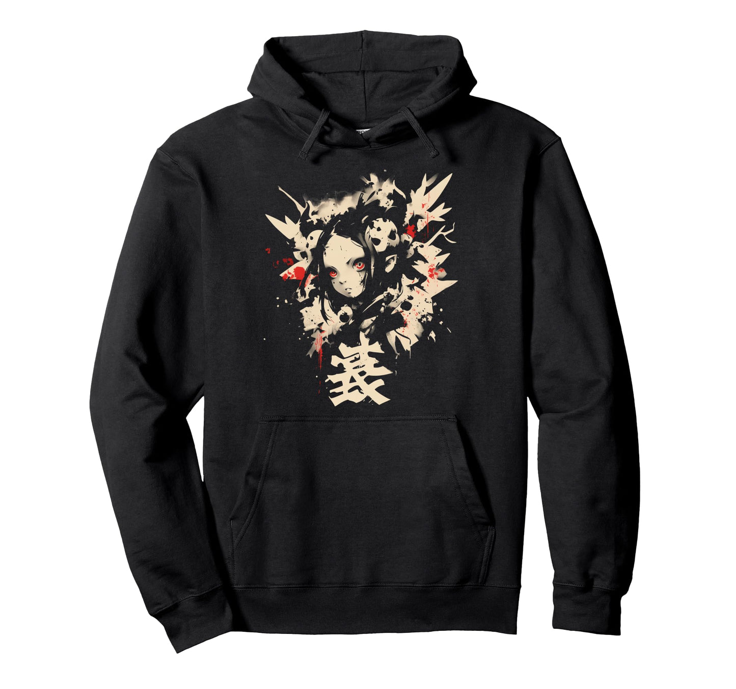 Goth Grunge Demon Anime Waifu Horror Alt Hoodie - Novelty Apparel Unisex - T-Shirt, Sweatshirt, Hoodie
