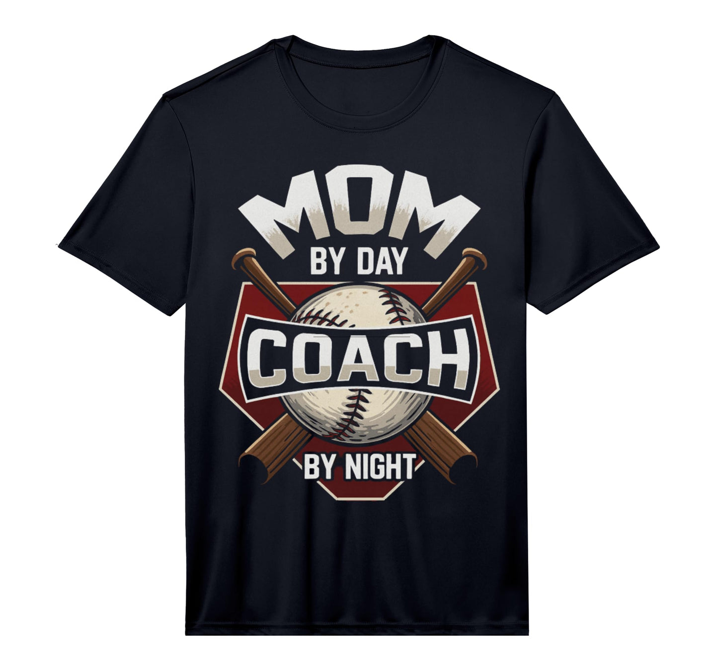 Mens Mom Day Coach Night Baseball T-Shirt - Unique Graphic for Adults - T-Shirt, Sweatshirt, Hoodie