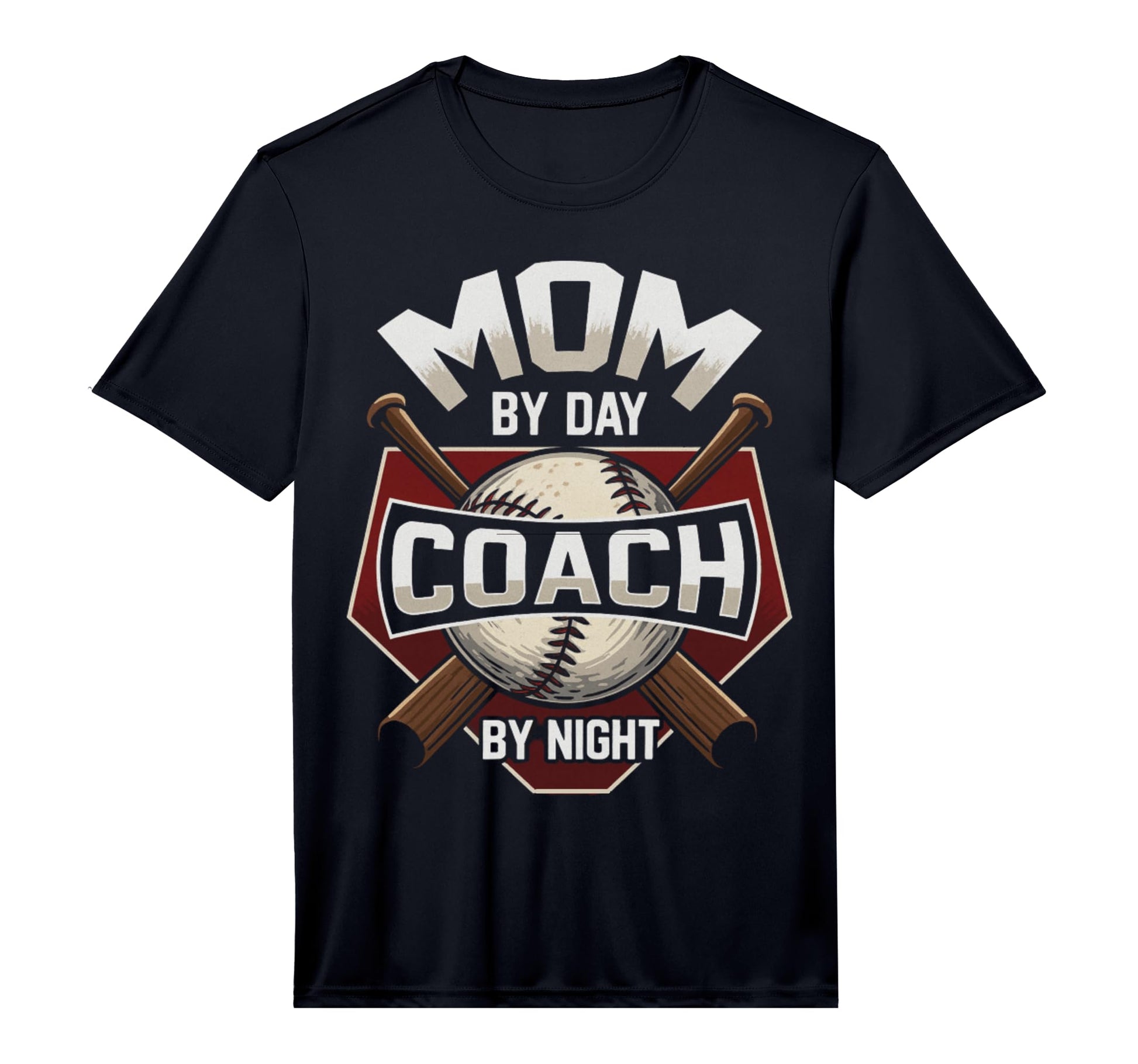 Mens Mom Day Coach Night Baseball T-Shirt - Unique Graphic for Adults - T-Shirt, Sweatshirt, Hoodie