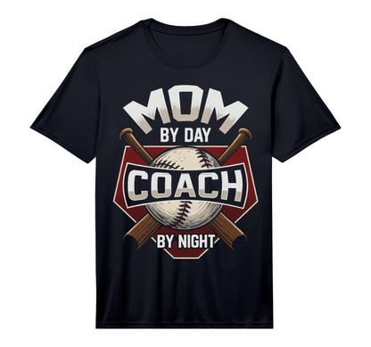Mens Mom Day Coach Night Baseball T-Shirt - Unique Graphic for Adults - T-Shirt, Sweatshirt, Hoodie