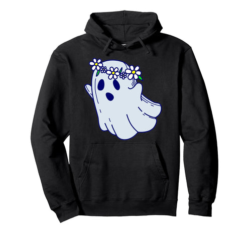 Groovy Halloween Spooky Boho Floral Hoodie - Custom Art Print for Adults - T-Shirt, Sweatshirt, Hoodie