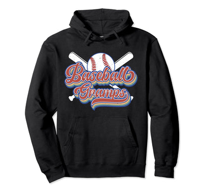 Baseball Gramps Grandpa Gramps Baseball Hoodie - Aesthetic Graphic Unisex - T-Shirt, Sweatshirt, Hoodie