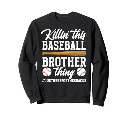 This Baseball Brother Thing Sweatshirt - Casual Everyday Wear Men Women - T-Shirt, Sweatshirt, Hoodie