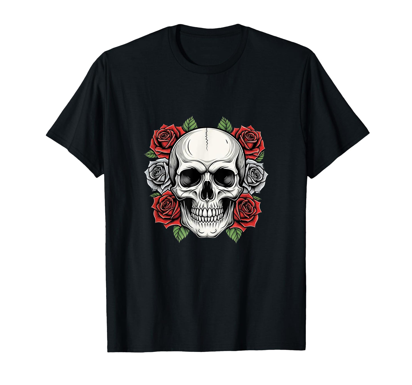 Summer Vibes Rock N Roll And Roses T-Shirt - Minimalist Print Men Women - T-Shirt, Sweatshirt, Hoodie