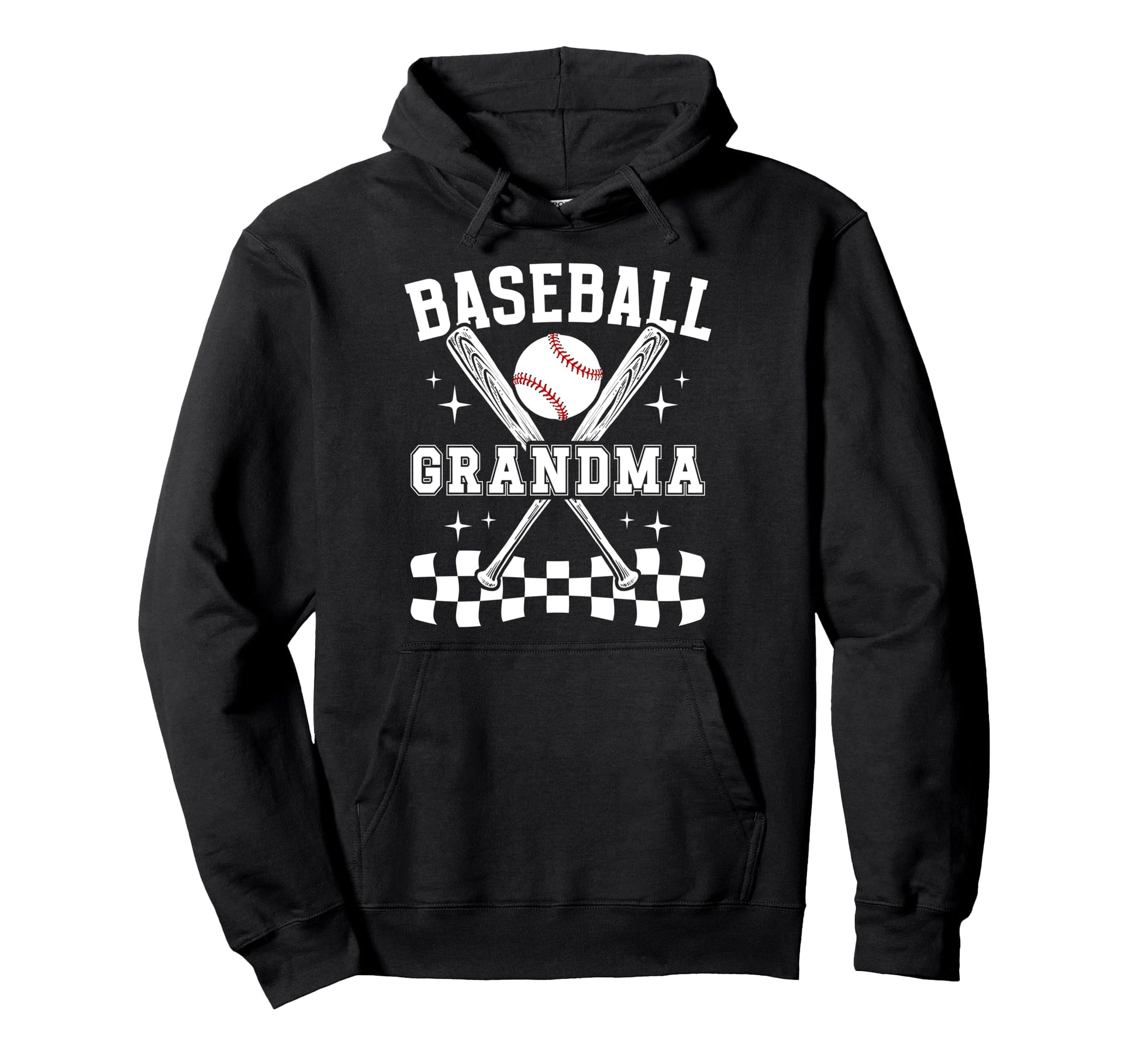 Baseball Grandma Baseball Player Hoodie - Novelty Apparel Unisex - T-Shirt, Sweatshirt, Hoodie