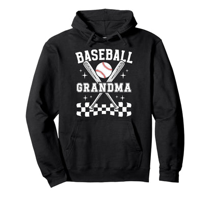 Baseball Grandma Baseball Player Hoodie - Novelty Apparel Unisex - T-Shirt, Sweatshirt, Hoodie