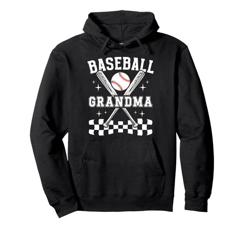 Baseball Grandma Baseball Player Hoodie - Novelty Apparel Unisex - T-Shirt, Sweatshirt, Hoodie