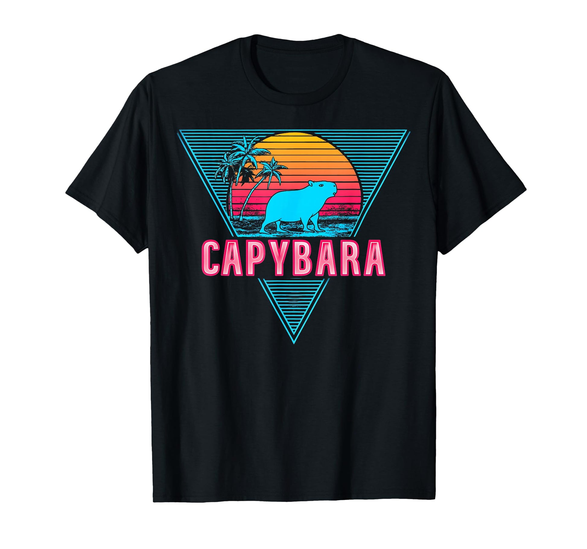 Capybara Capibara Vaporwave Aesthetic T-Shirt - Streetwear Style Men Women - T-Shirt, Sweatshirt, Hoodie