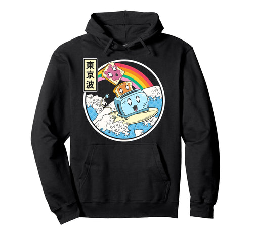 Surfing Toaster Peanut Butter Jelly Hoodie - Fun Novelty Design Men Women - T-Shirt, Sweatshirt, Hoodie